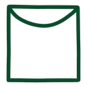 Pflegesymbol: Lufttrocknen