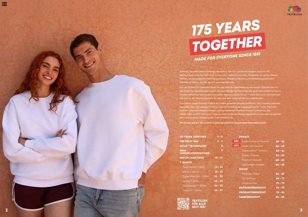 Fruit of the Loom Katalog 2026 – Seite 2