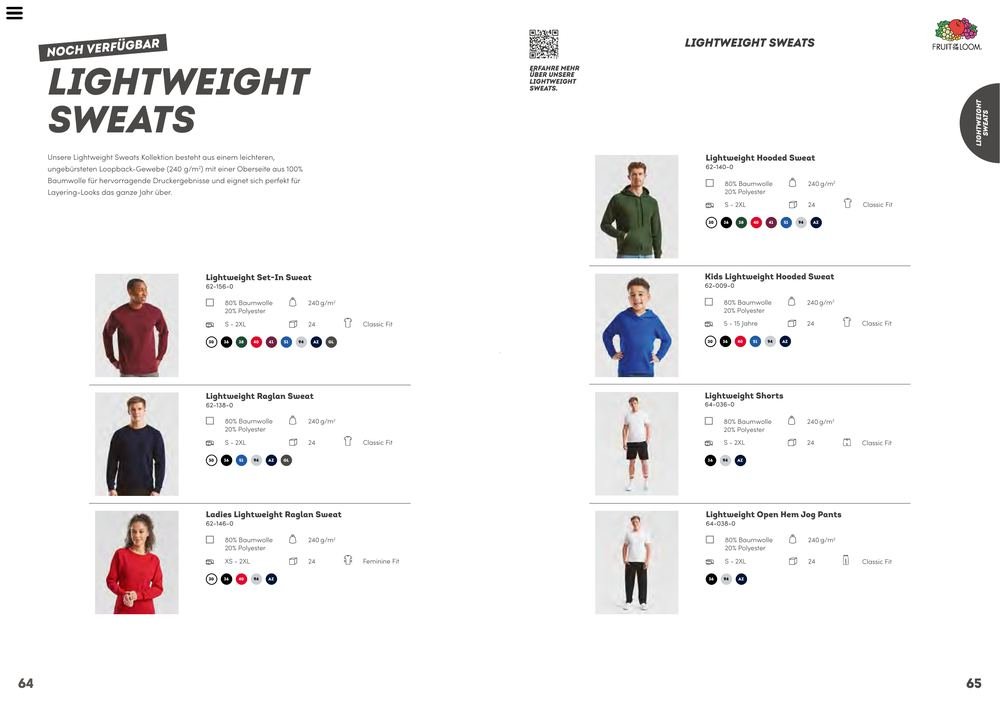 Fruit of the Loom Katalog 2026 – Seite 33
