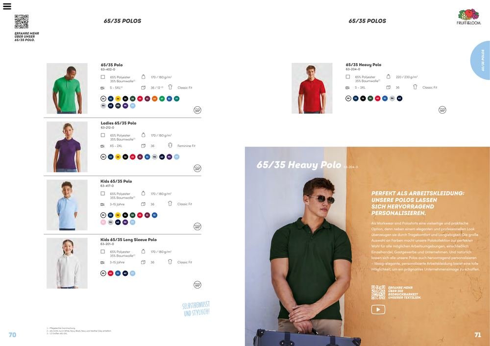 Fruit of the Loom Katalog 2026 – Seite 36