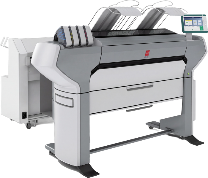 Océ ColorWave 500 Bauplandrucker mit Faltmaschine bei Werbecenter.eu in Rödermark