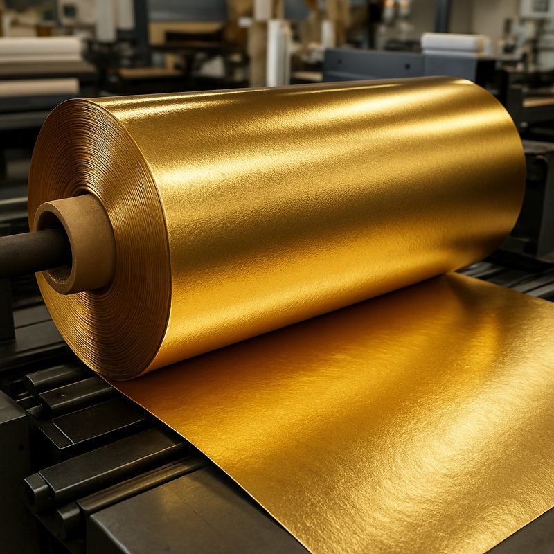 Rolle Gold-Prägefolie für die klassische Heißfolienprägung