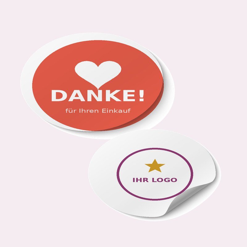 Ovale Sticker